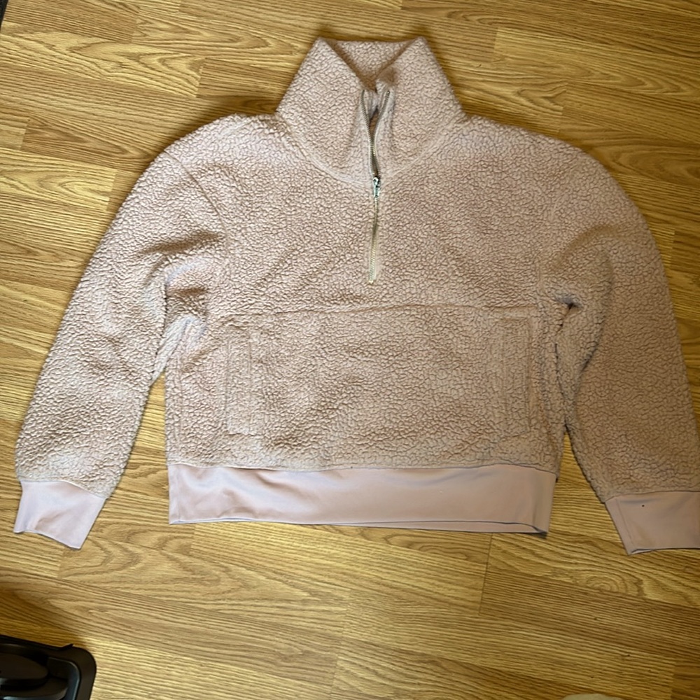 Pink Fuzzy Sweatshirt